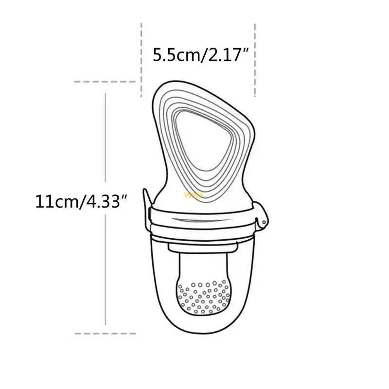 Baby Fruit Feeder Pacifier – Soft Silicone Teether & Food Dispenser
