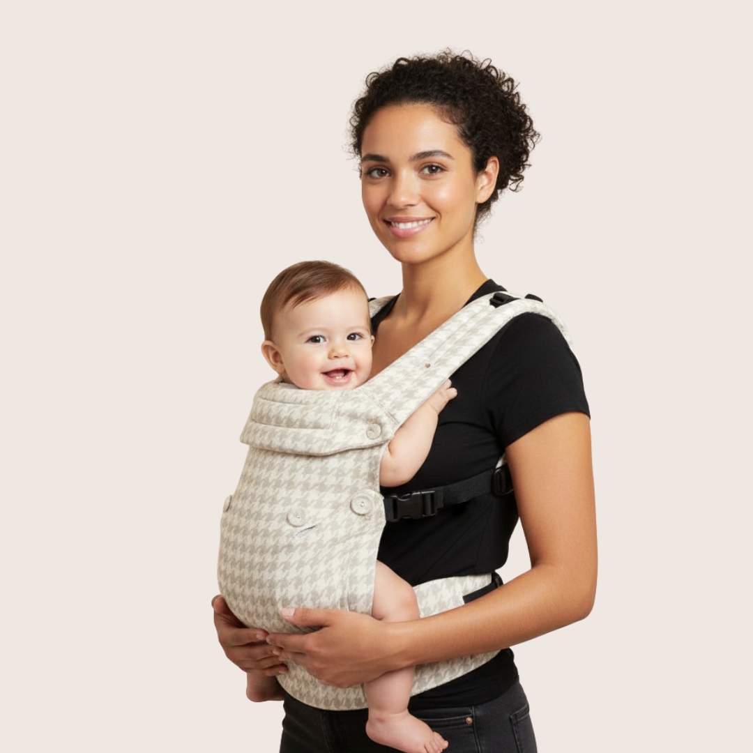 Mompanion – Premium Sand Linen Carrier