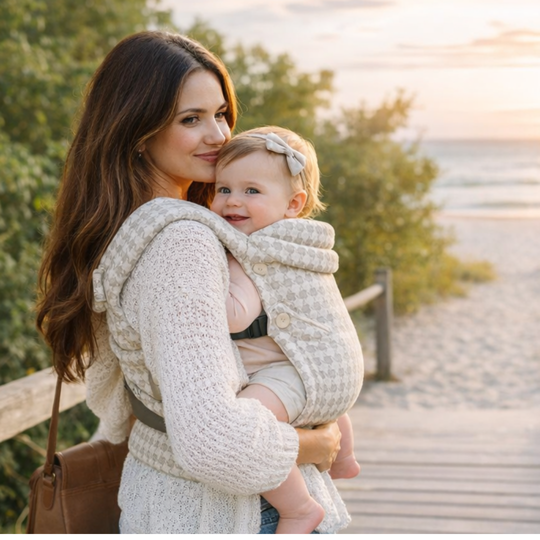 Mompanion – Premium Sand Linen Carrier