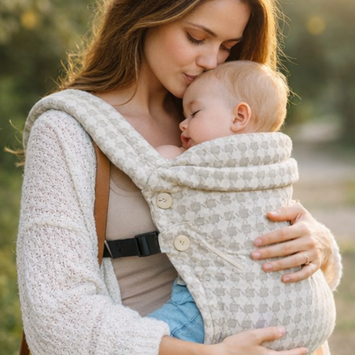 Mompanion – Premium Sand Linen Carrier