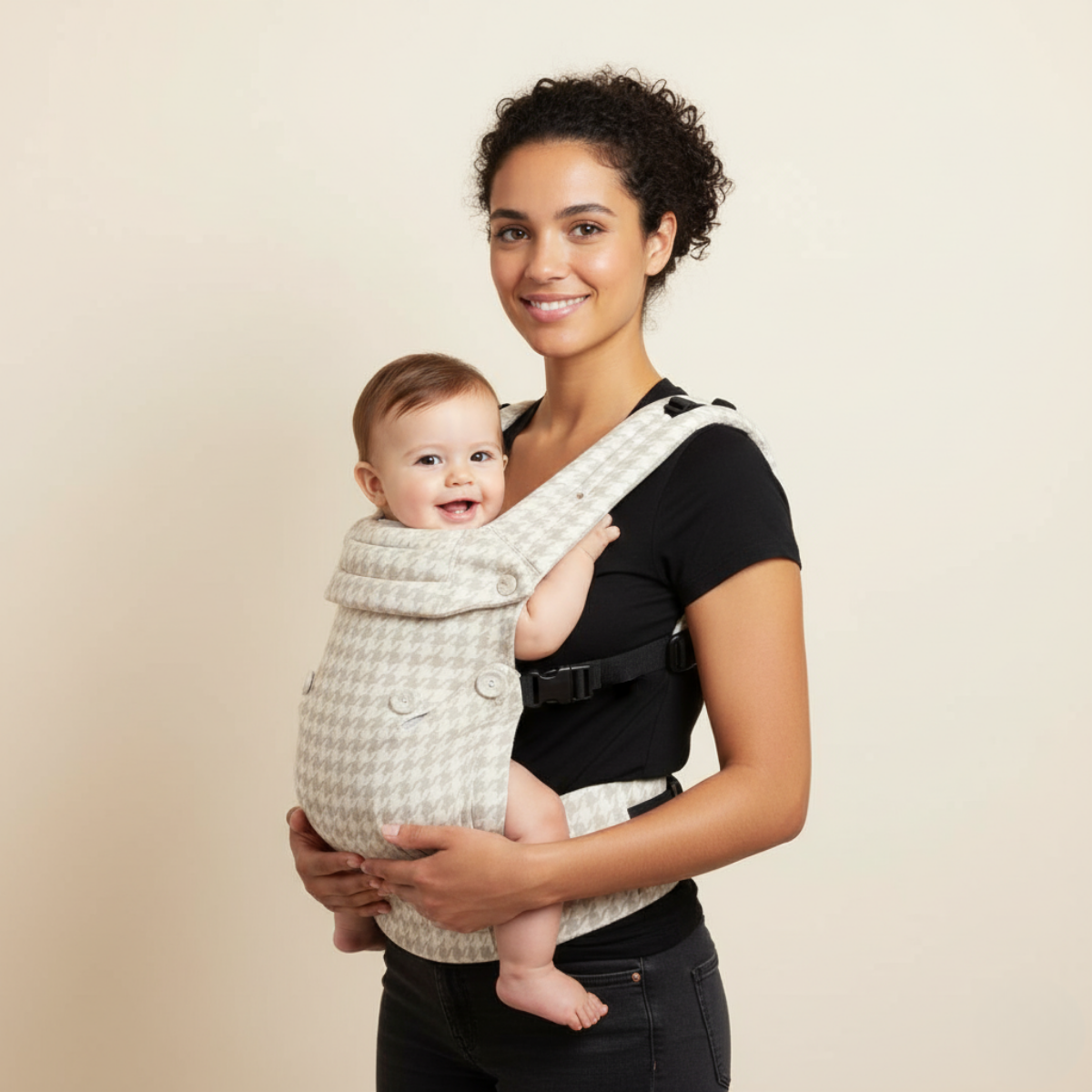 Mompanion Baby Carrier – Ergonomic, Eco-Friendly & Grows with Your Baby (0–24 Months)
