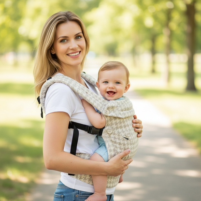 Mompanion Baby Carrier – Ergonomic, Eco-Friendly & Grows with Your Baby (0–24 Months)