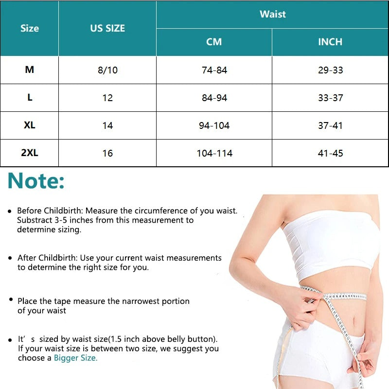 Postpartum Recovery Belly Belt – Adjustable Support Wrap